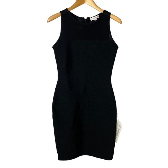 Dress The Population Aitana Sheath Dress Black Size Large Bodycon Bandage - Picture 2 of 10
